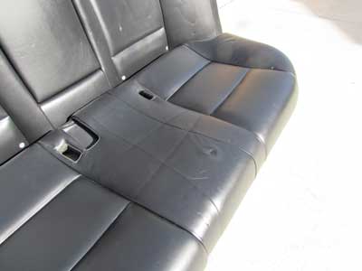 BMW Complete Rear Seats Black Nappa Leather 52207254241 F10 528i 535i 550i ActiveHybrid 53